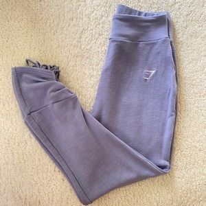 Gymshark Steel Blue Ruched Slim-Fit Joggers